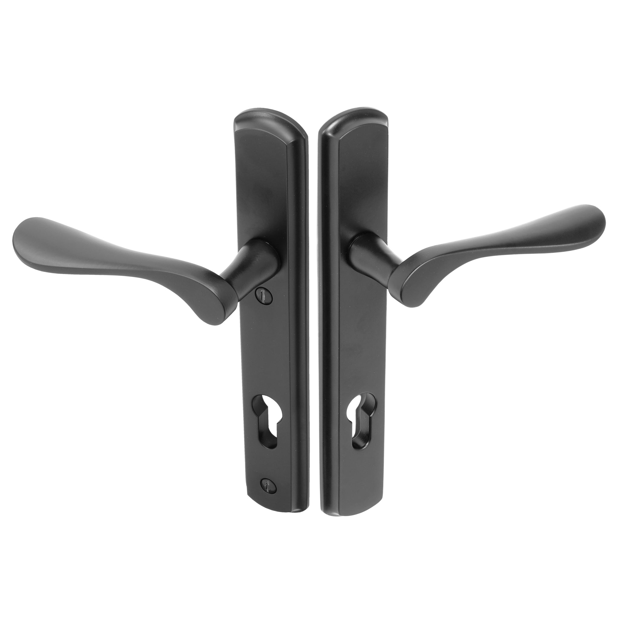 Regent Lever on 092 Backplate | Black