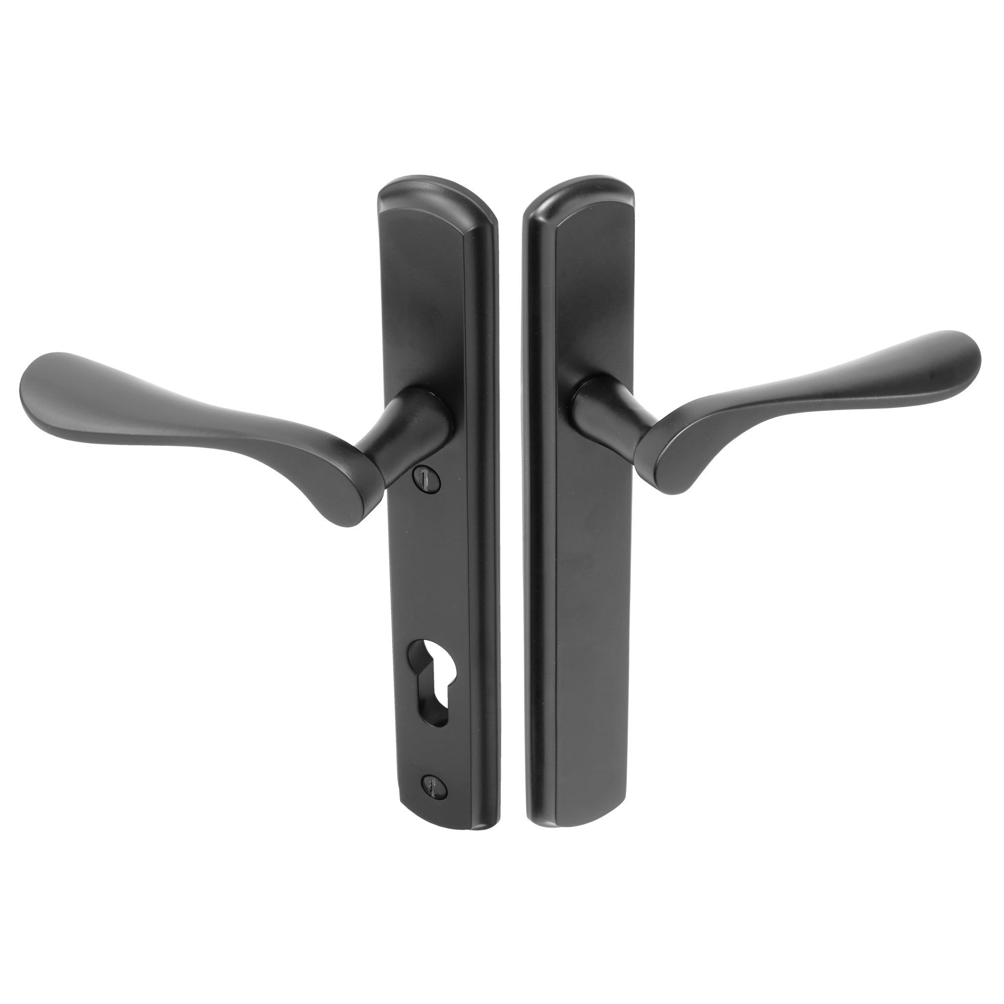 Regent Lever on 092 Backplate | Black