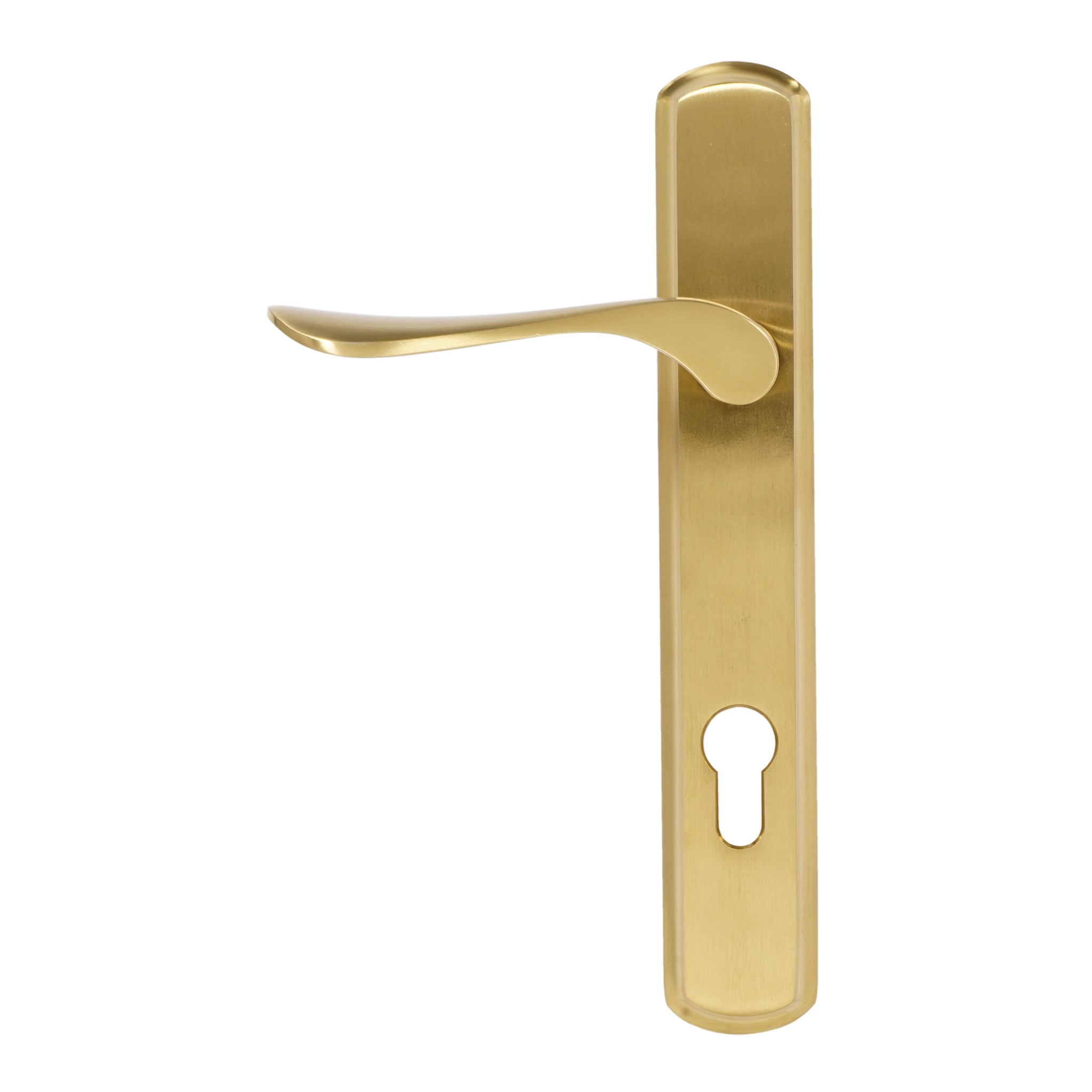 Regent Lever on 092 Backplate | PVD Stainless Satin Brass