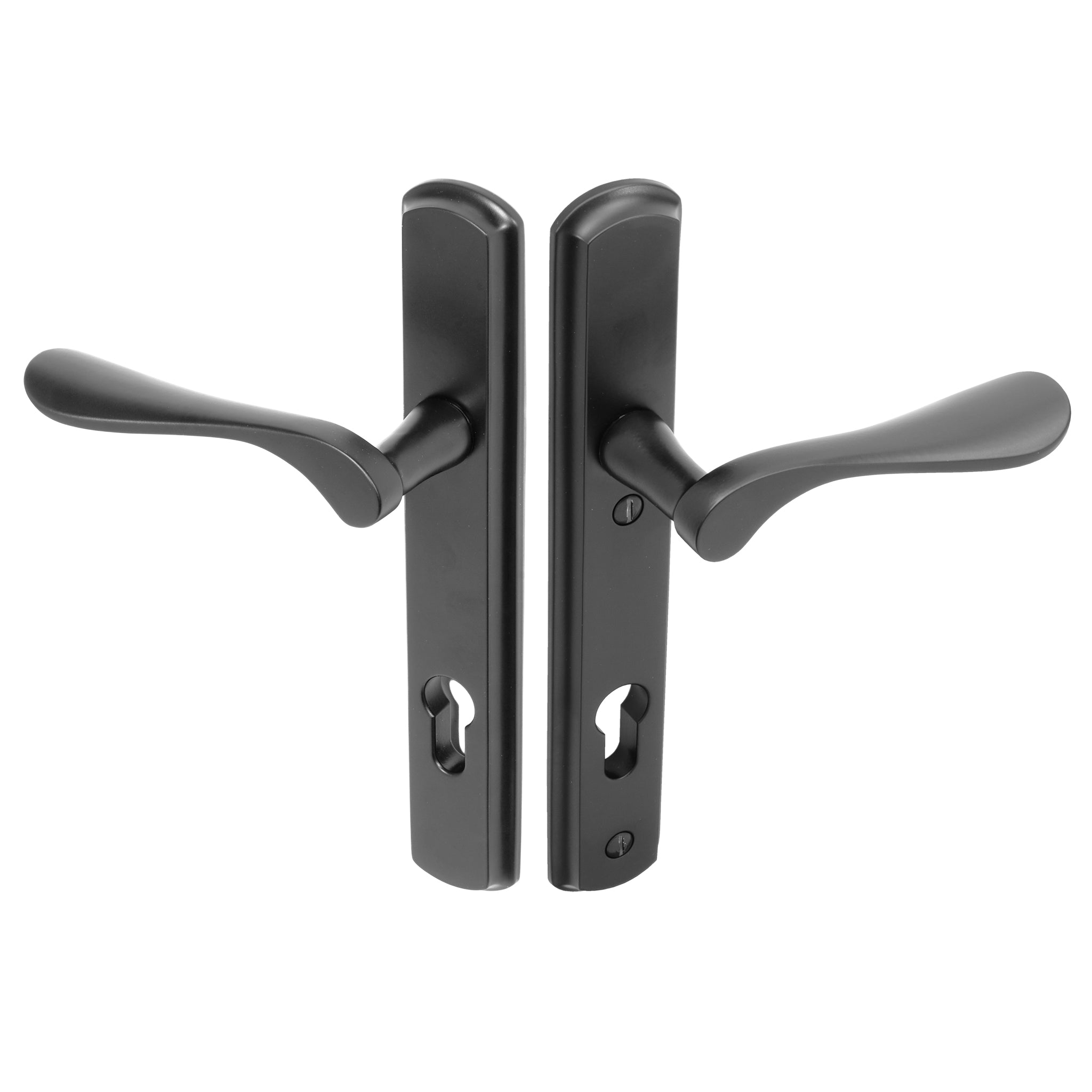 Regent Lever on 092 Backplate | Black