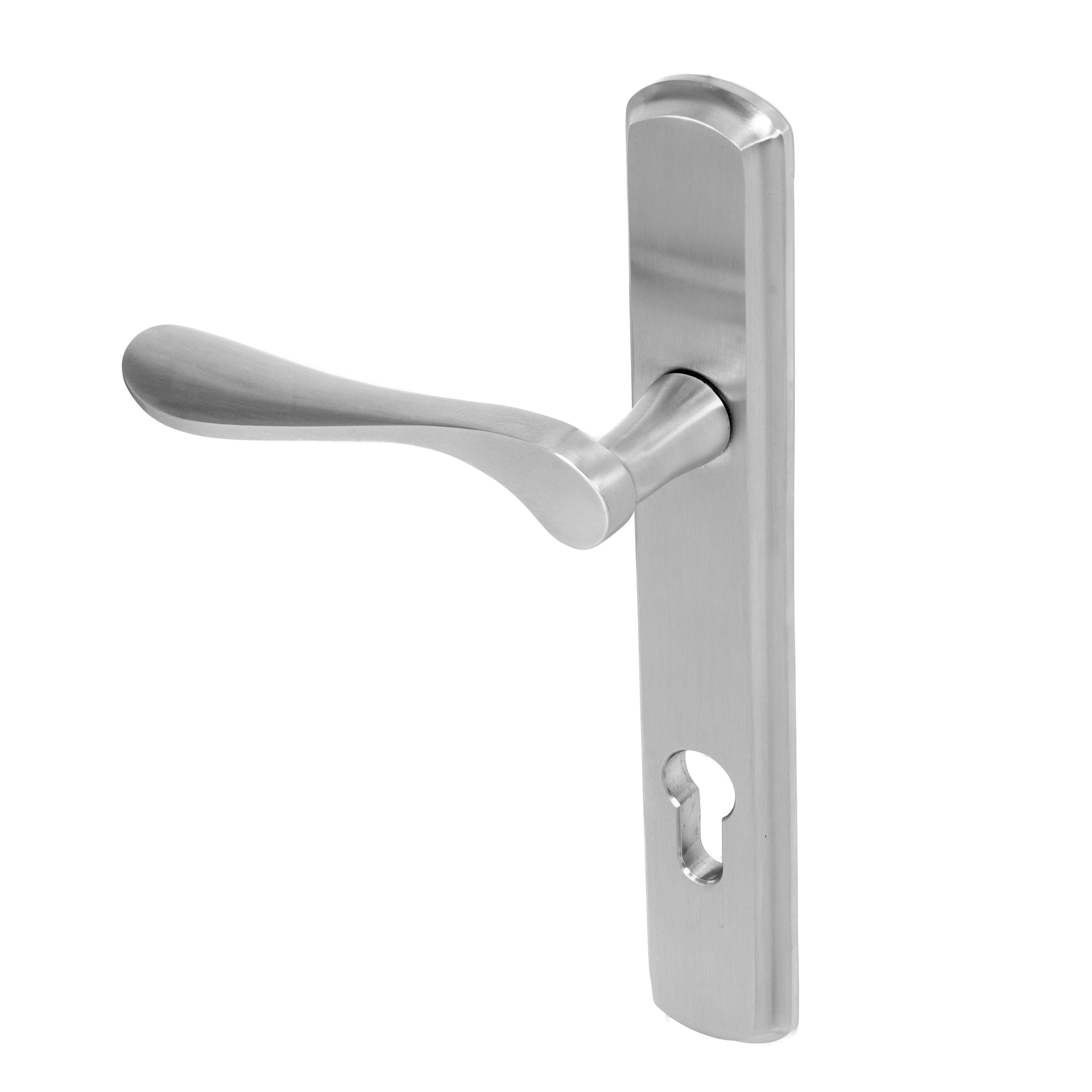 Regent Lever on 092 Backplate | Satin Stainless Steel