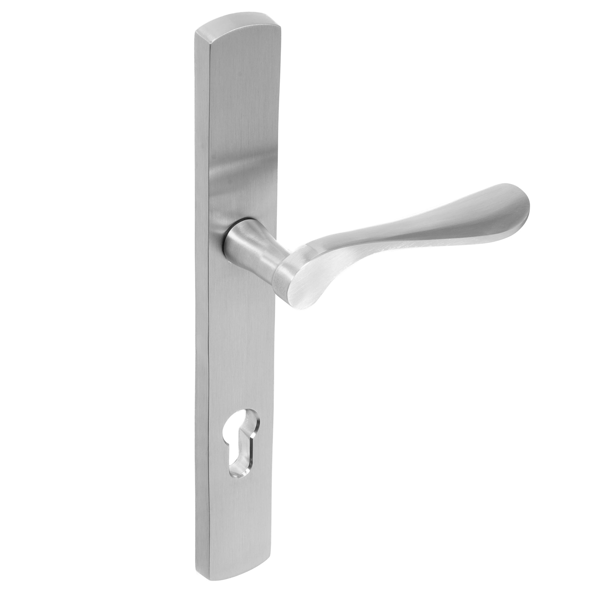 Regent Lever on 095 Backplate | Satin Stainless Steel