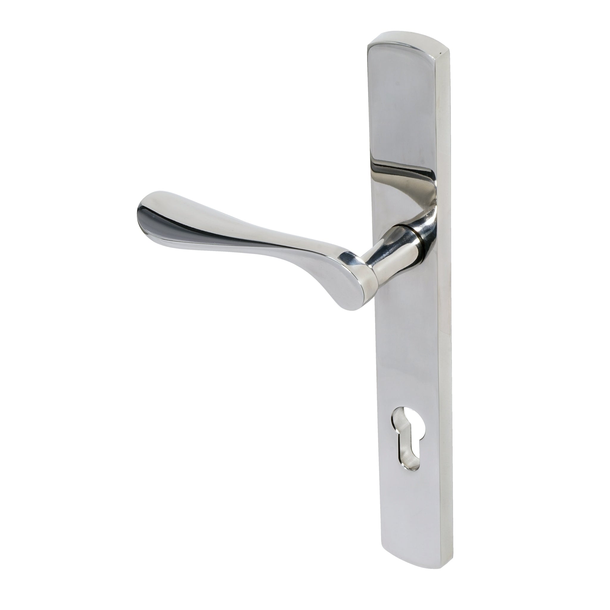 Regent Lever on 095 Backplate | Polished Stainless Steel