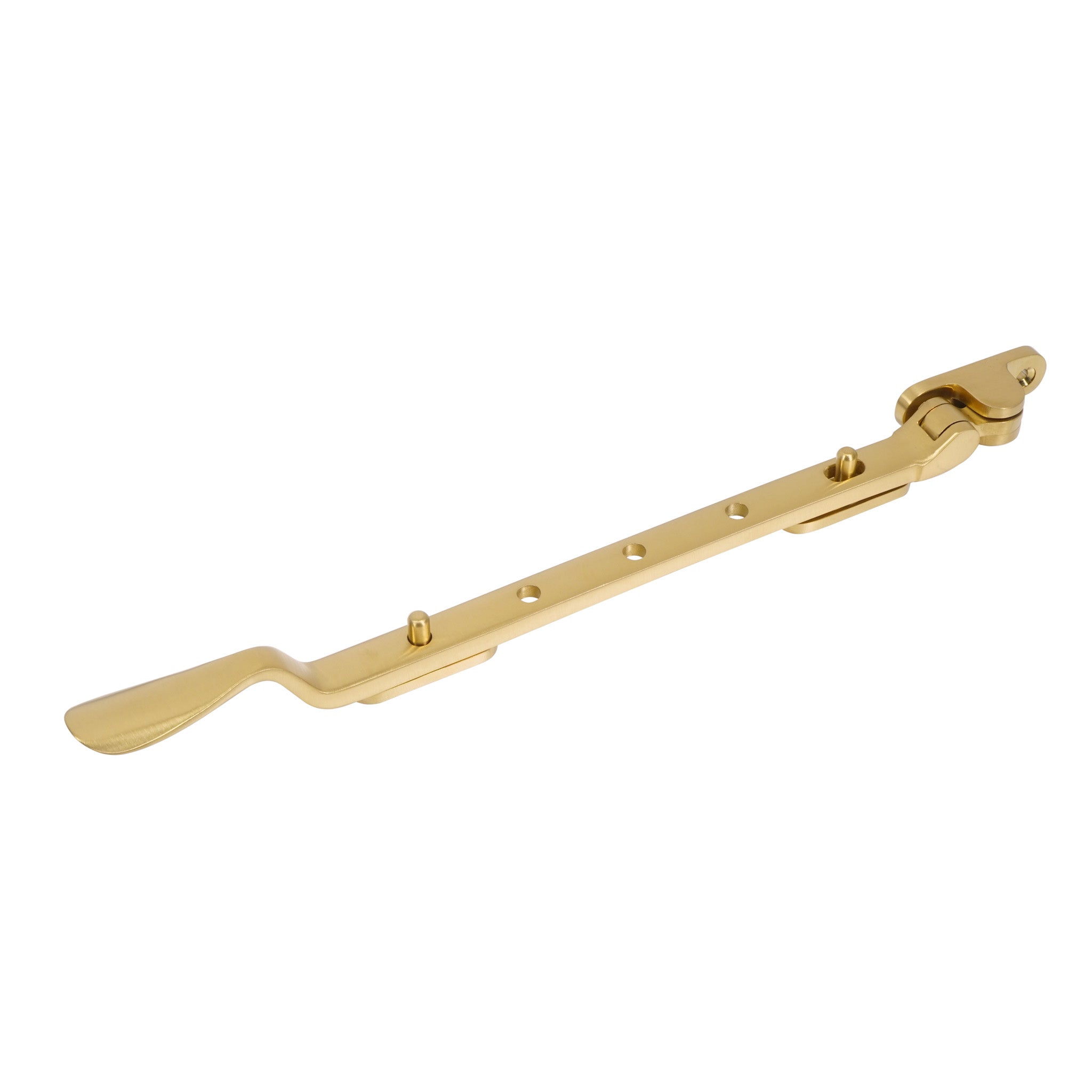 Regent Casement Window Stay | PVD Stainless Satin Brass