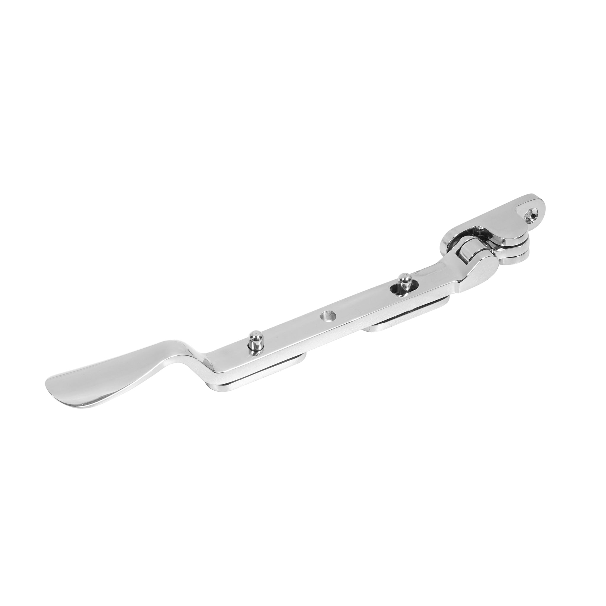 Regent Casement Window Stay | Polished Stainless Steel