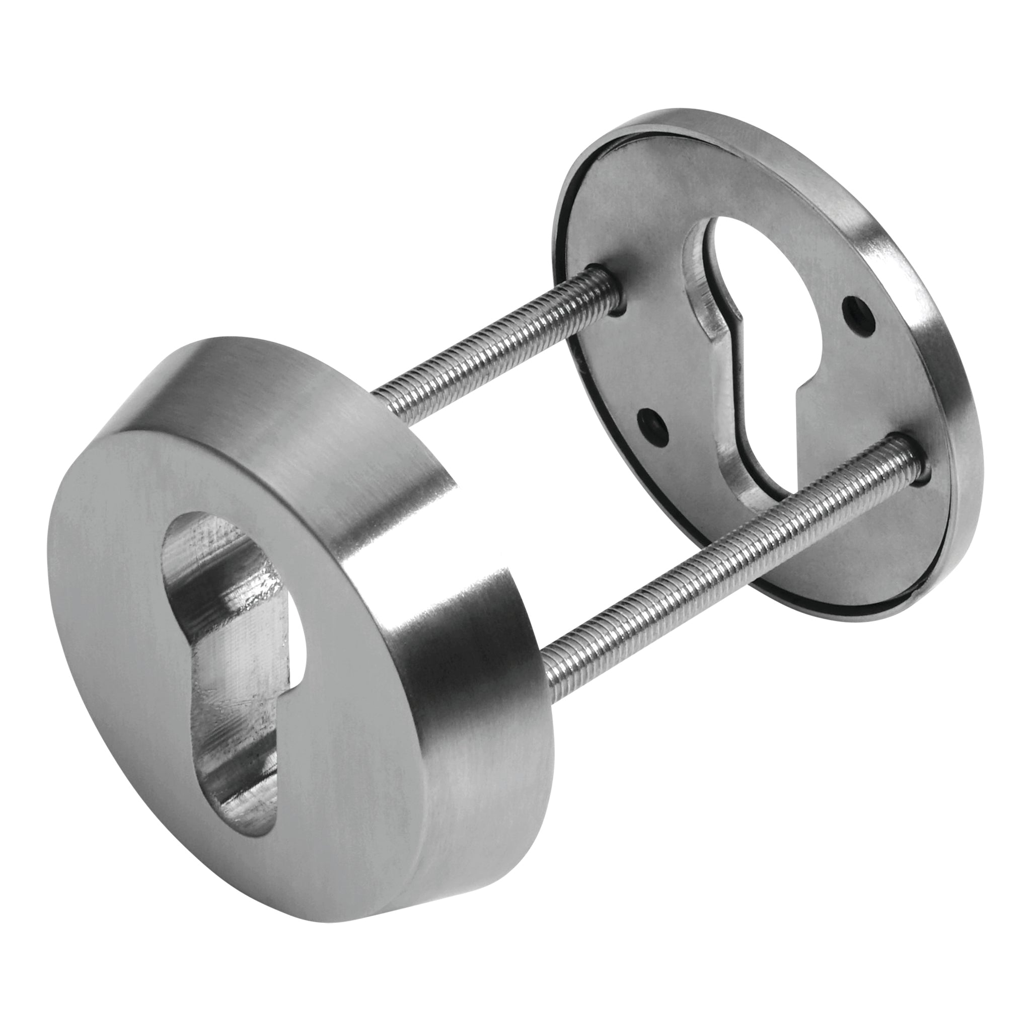 Security Escutcheon Set | Satin Stainless Steel