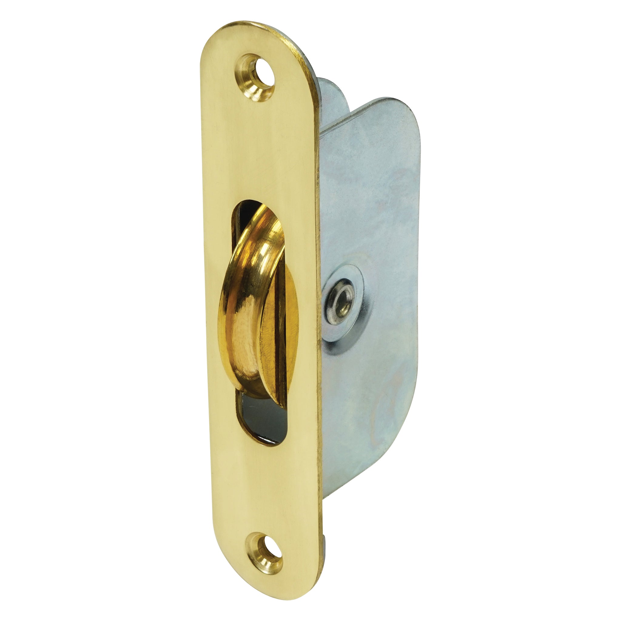 Ball Bearing Sash Pulley | Polished Brass