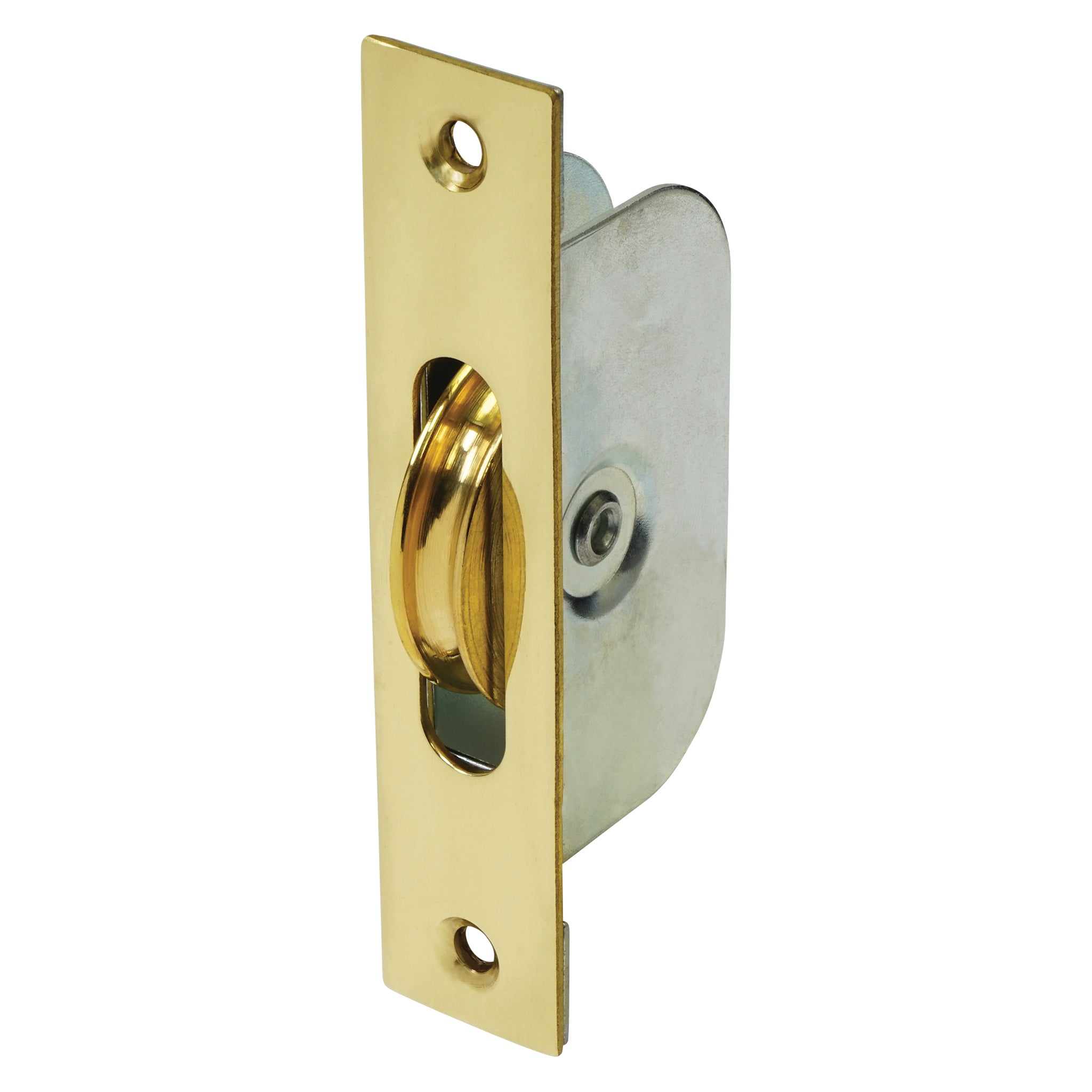Ball Bearing Sash Pulley | Polished Brass