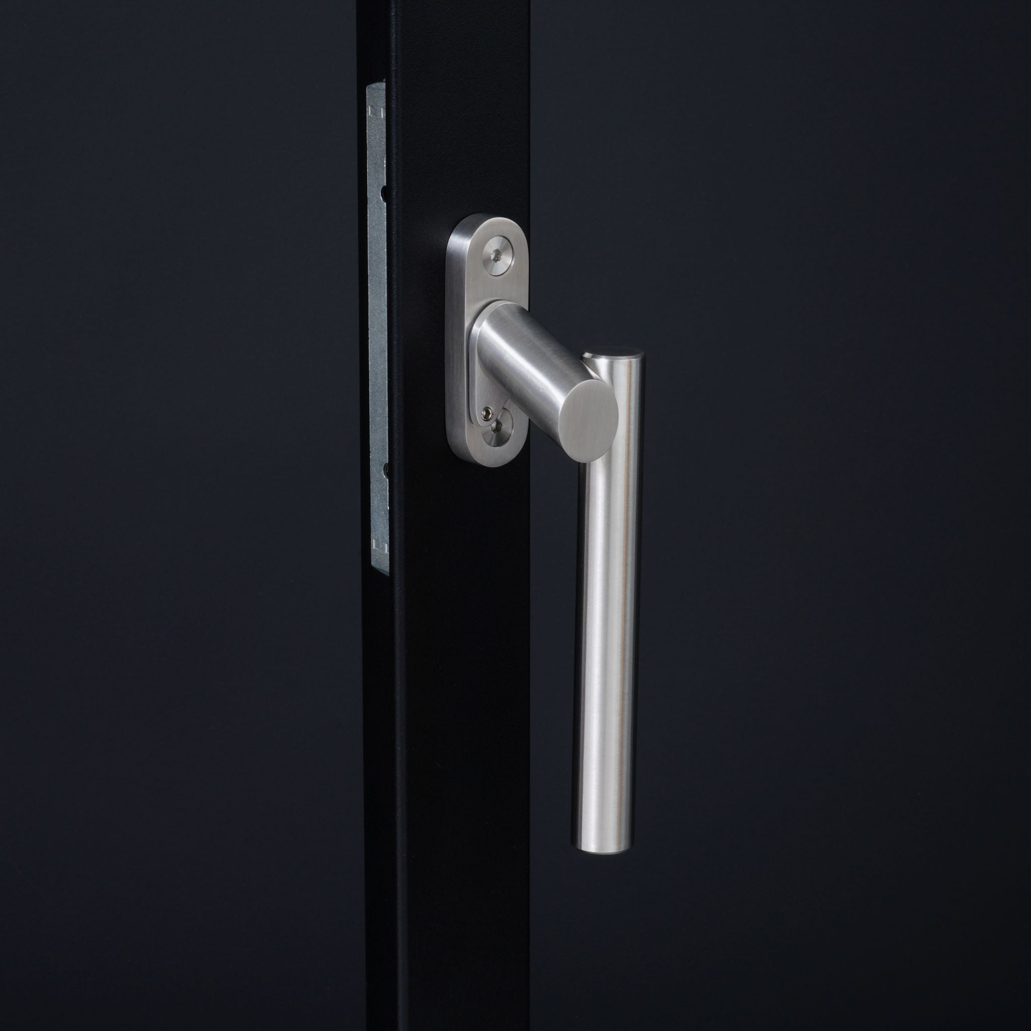 Cranked Window Espagnolette Handle | Satin Stainless Steel