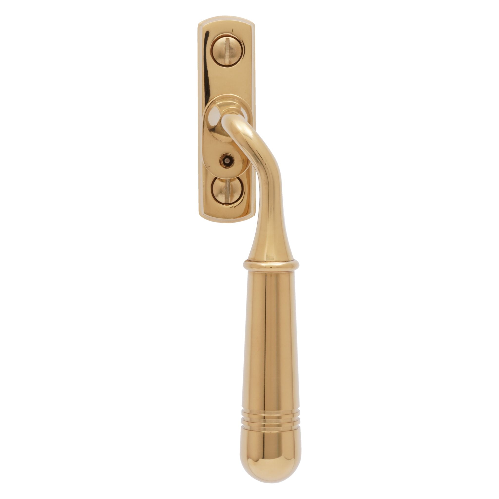 Opera Window Espagnolette Handle | PVD Stainless Polished Brass
