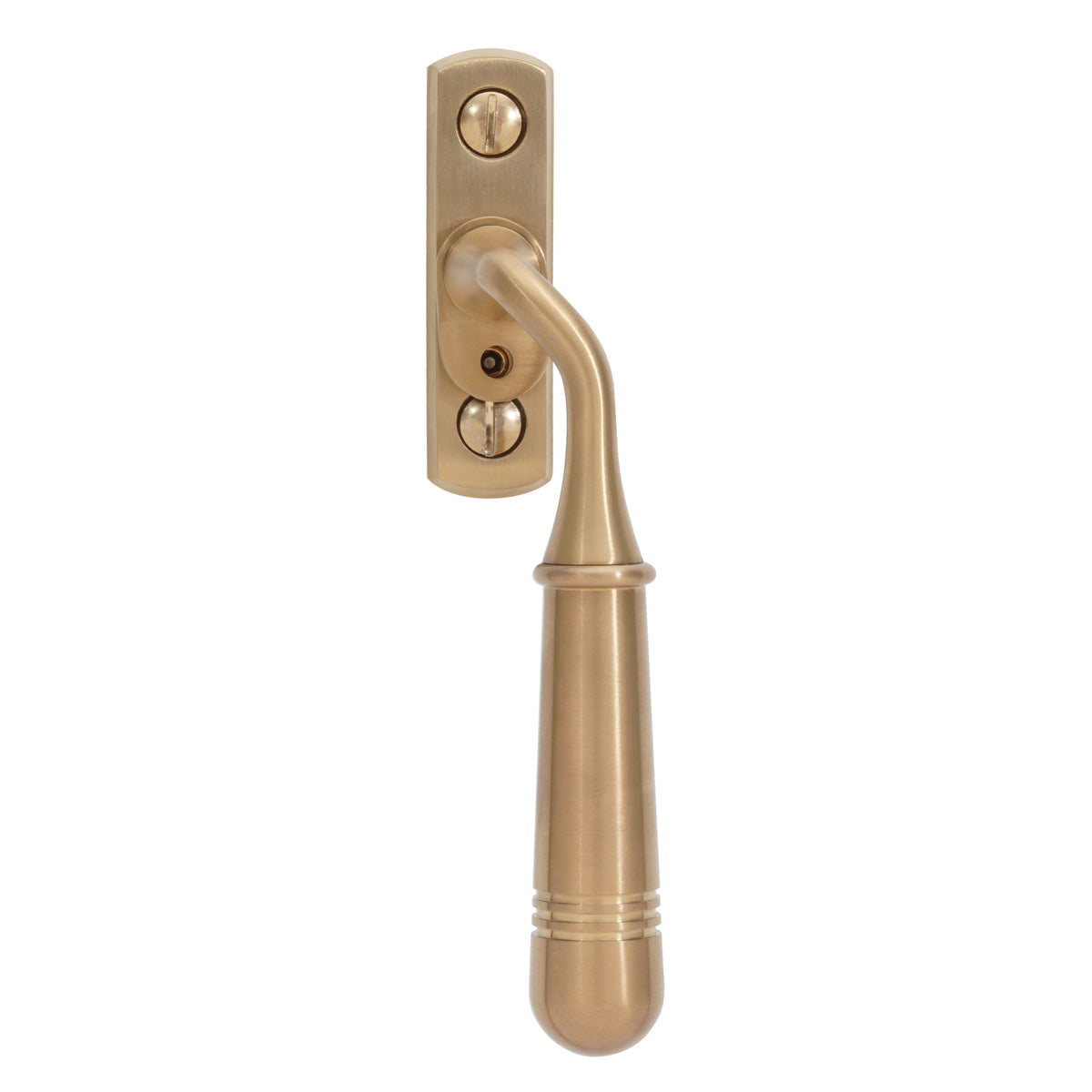 Opera Window Espagnolette Handle | PVD Stainless Satin Brass