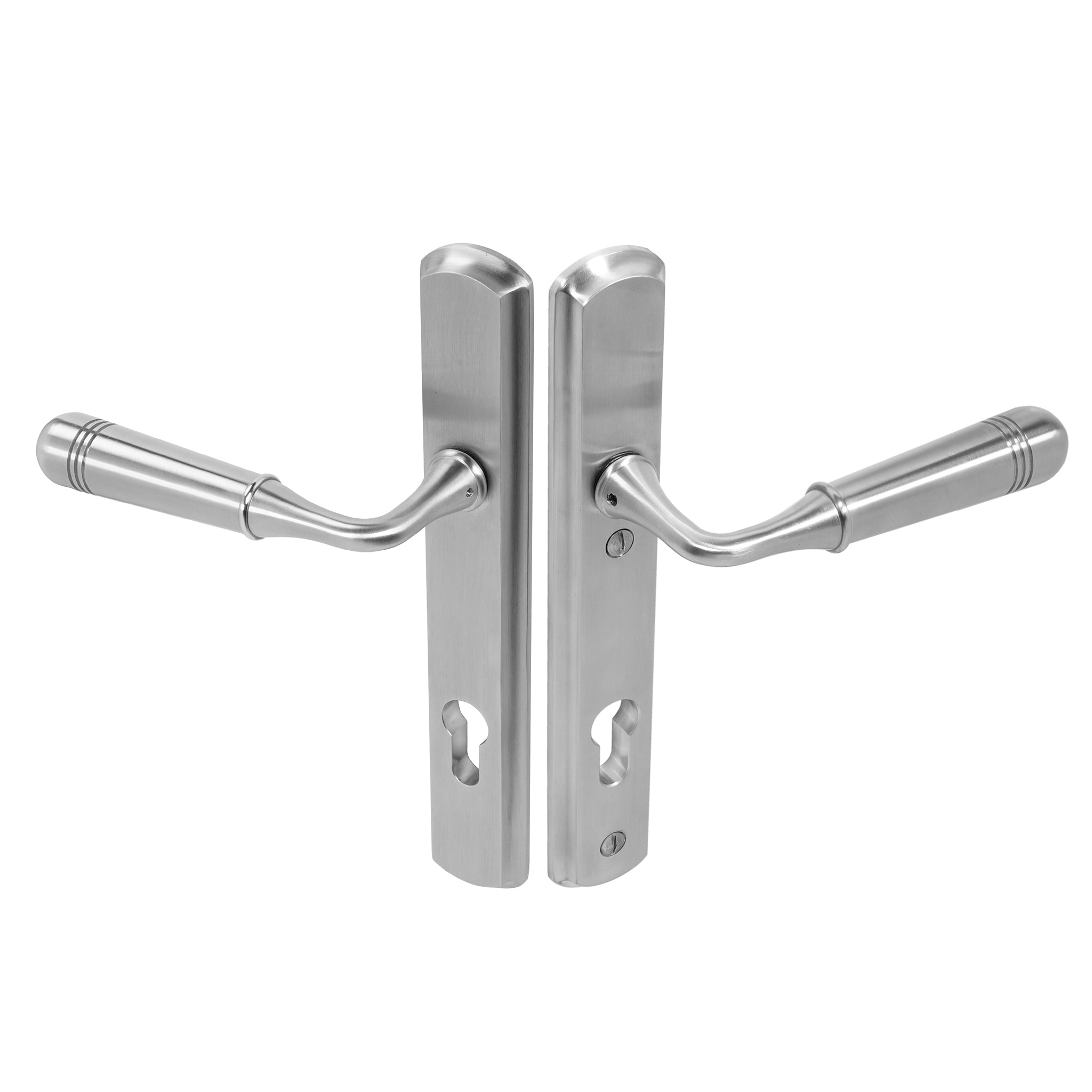 Opera Lever on 092 Backplate | Satin Stainless Steel