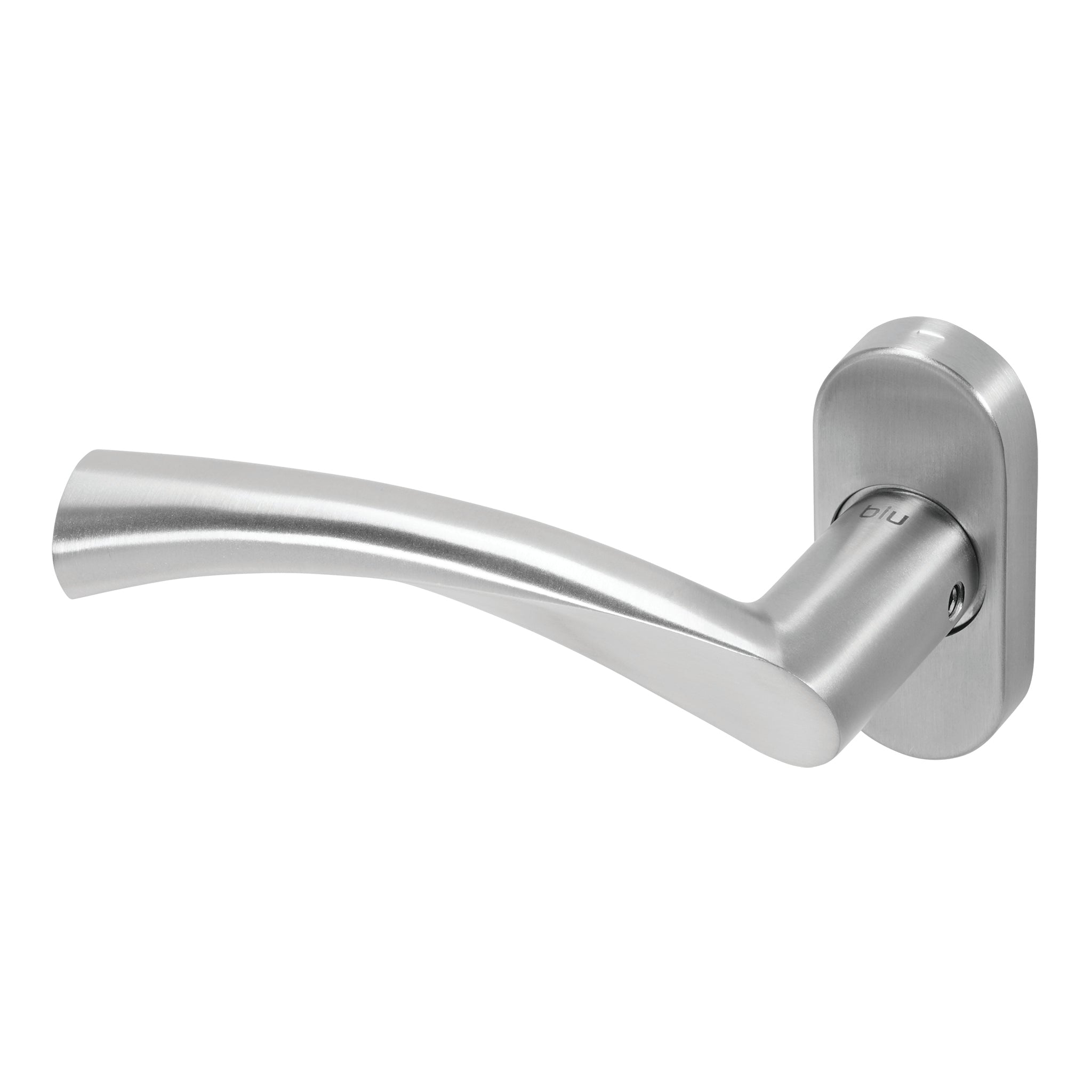 Wing Lever Door Handle | Satin Stainless Steel
