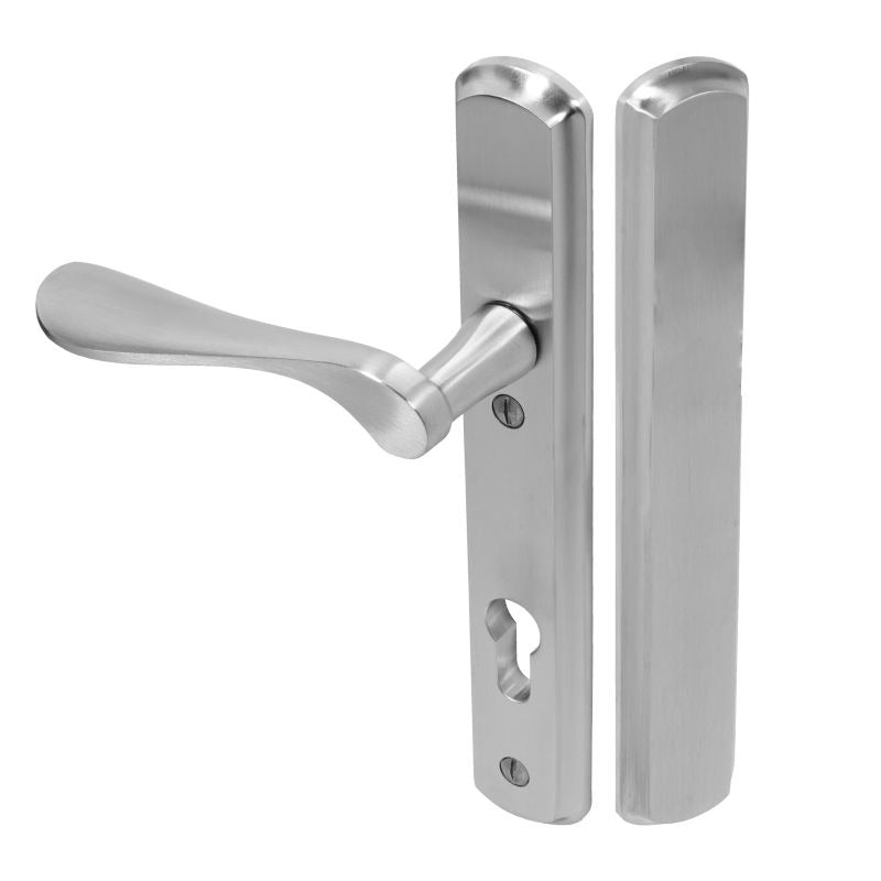 Regent Lever on 092 Backplate | Satin Stainless Steel