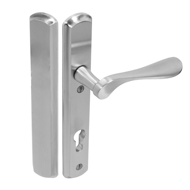 Regent Lever on 092 Backplate | Satin Stainless Steel