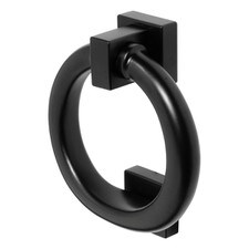 black ring door knocker
