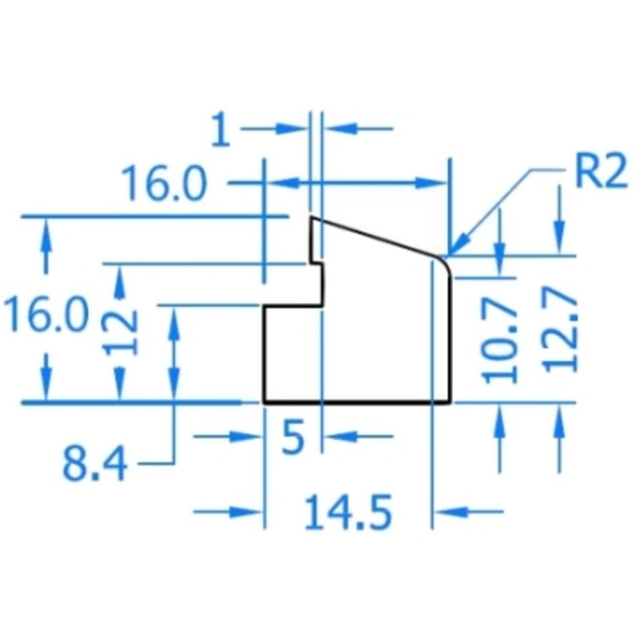 Chamfer Style Glazing Putty Bead | Coastal Group