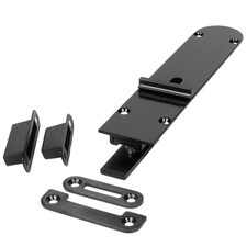 top non locking black flush bolt