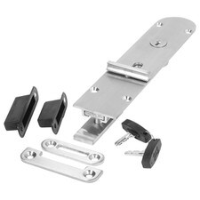 Top locking satin flush bolt 190mm
