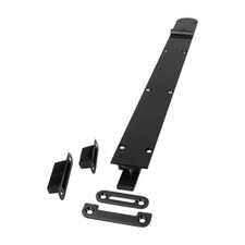 Black finish non locking flush bolt