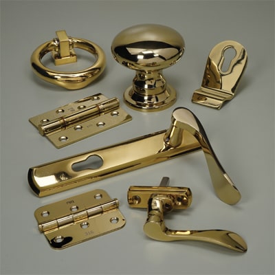 Coastal Hardware Finishes - PVD Stainless Polished Brass