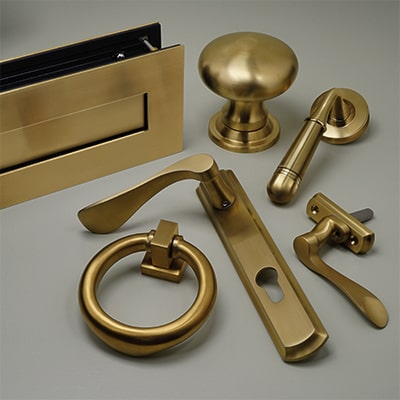 Coastal Hardware Finishes - PVD Stainless Satin Brass