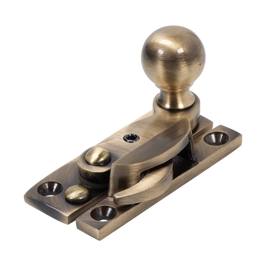claw sash fastener antique brass