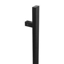 black stainless steel pull handle