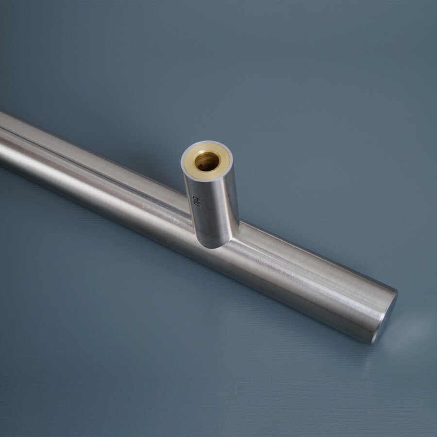 brushed metal long pull handle