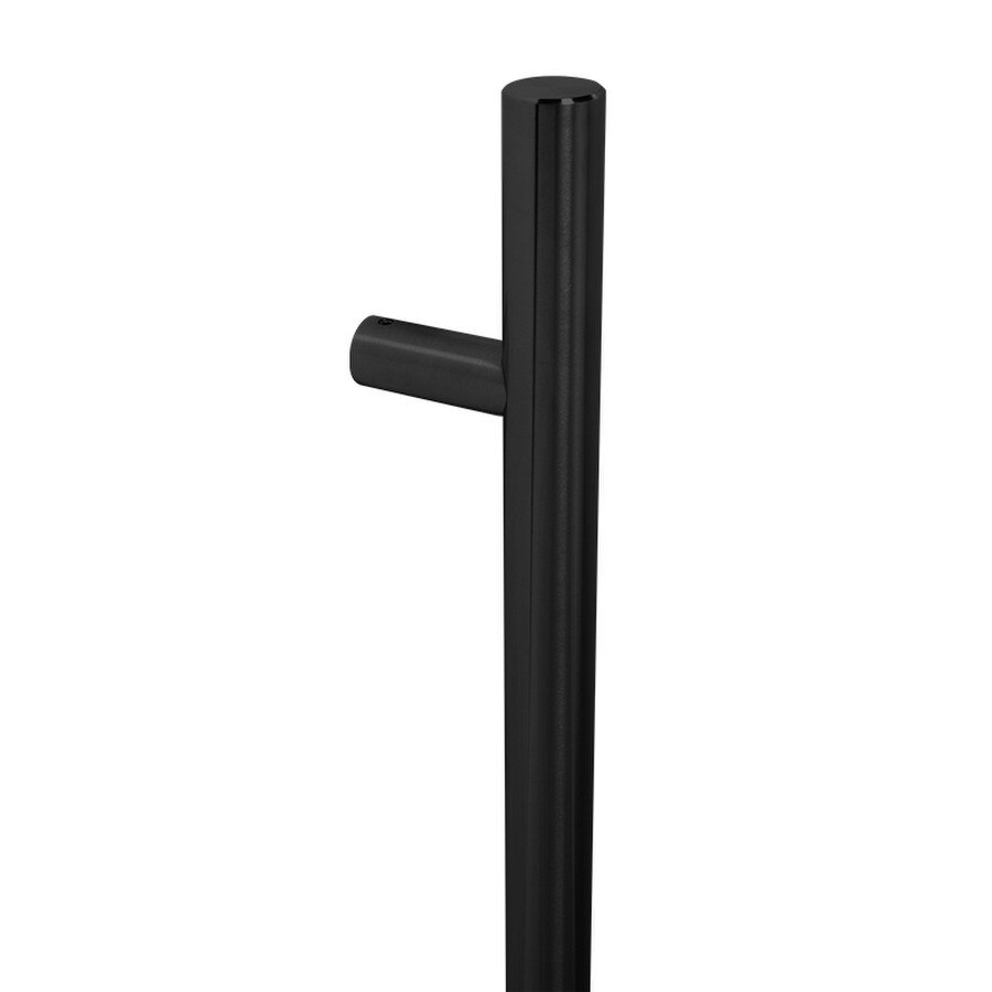 front door pull handle in black
