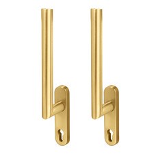satin brass sliding door handle