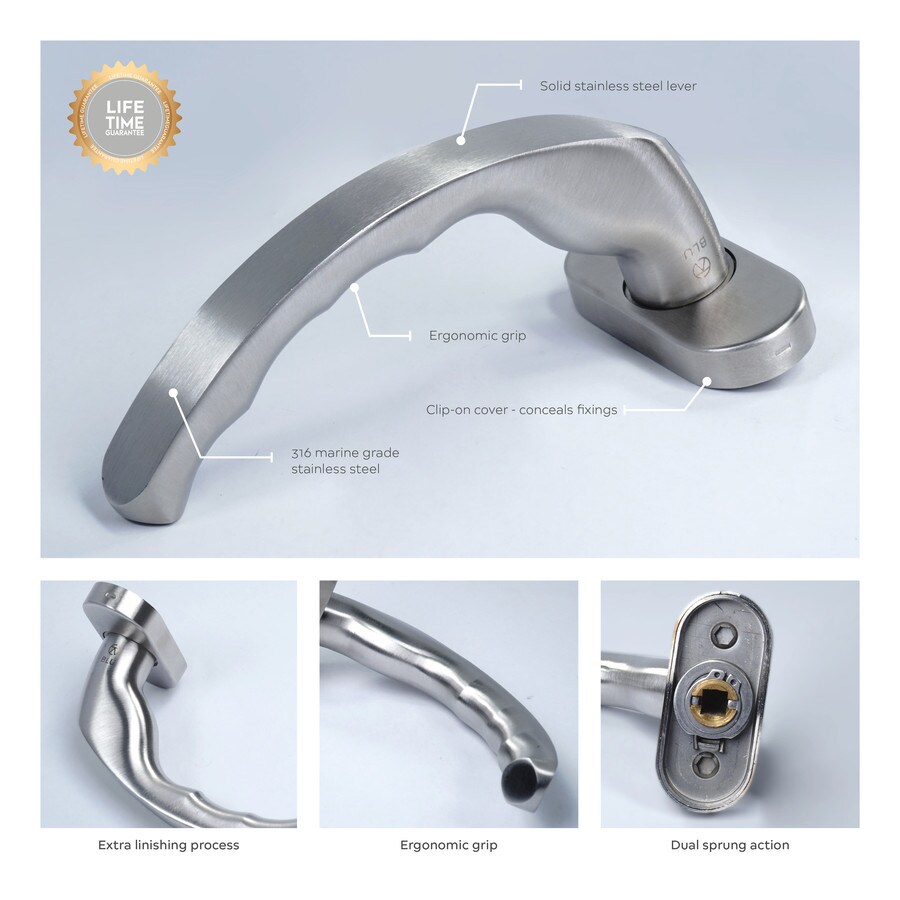 Lever Rose Door Handle BLU™ KM930 Coastal Group