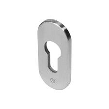stainless steel oval escutcheon