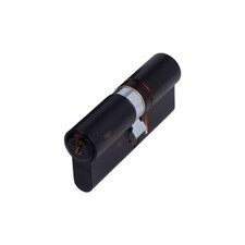 black euro cylinder lock