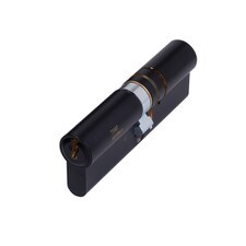 Euro profile cylinder in black