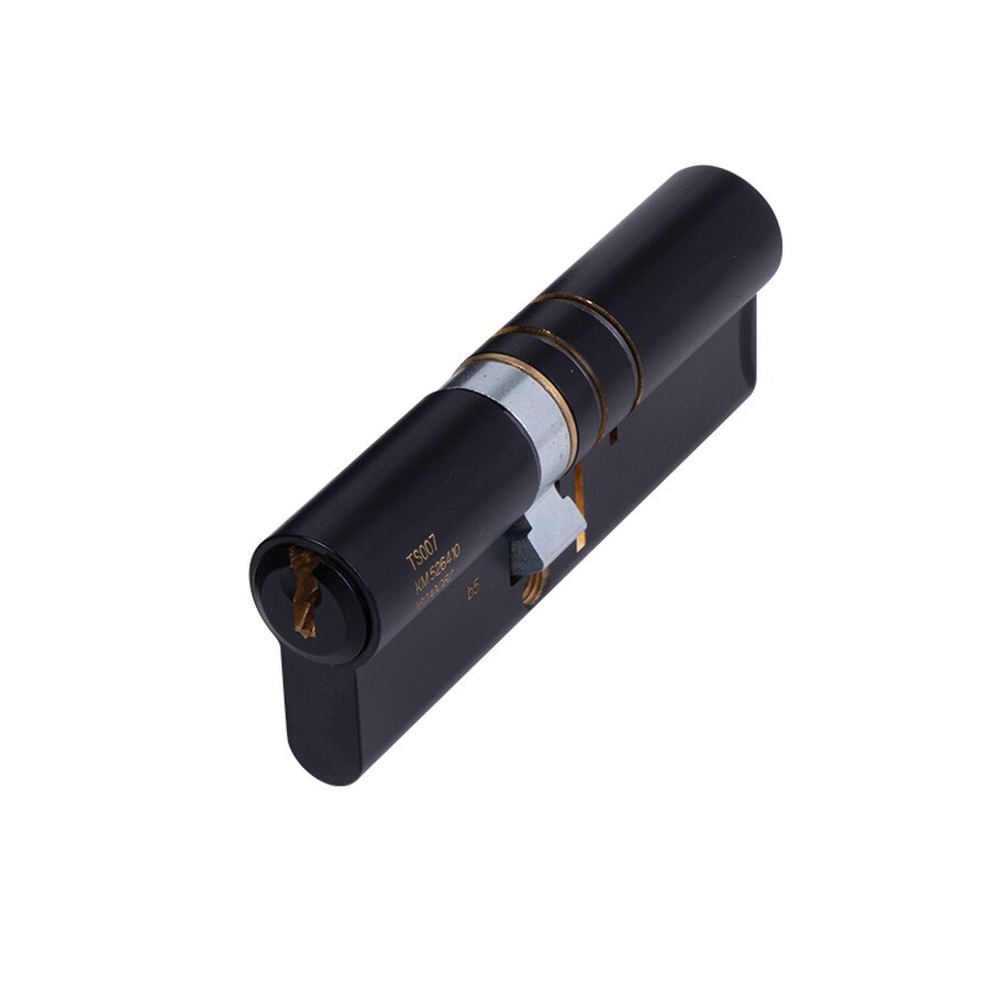 Black euro cylinder lock