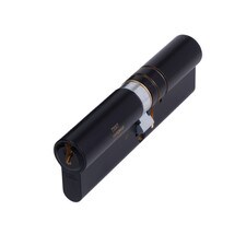 black three star euro cylinder lock