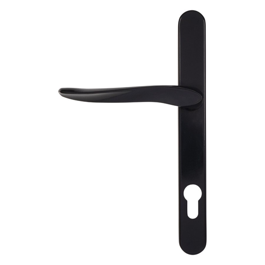 black stainless steel door handle