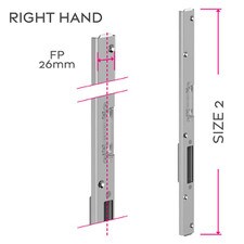 U rail adjustable keep