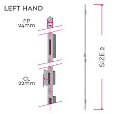 left surface adjustable keep