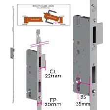 Slave door lock right