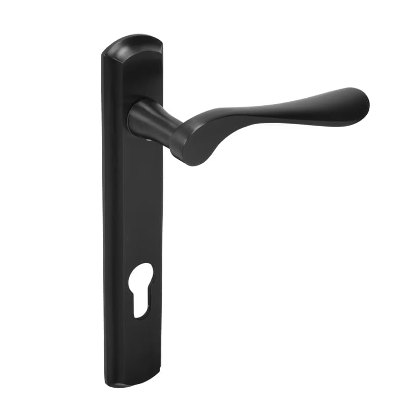 matt black lever handle