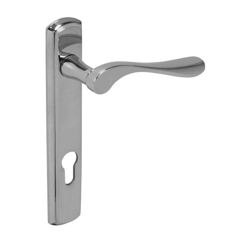 polished stainless steel doorhandle