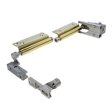 polished brass pivot for securefold