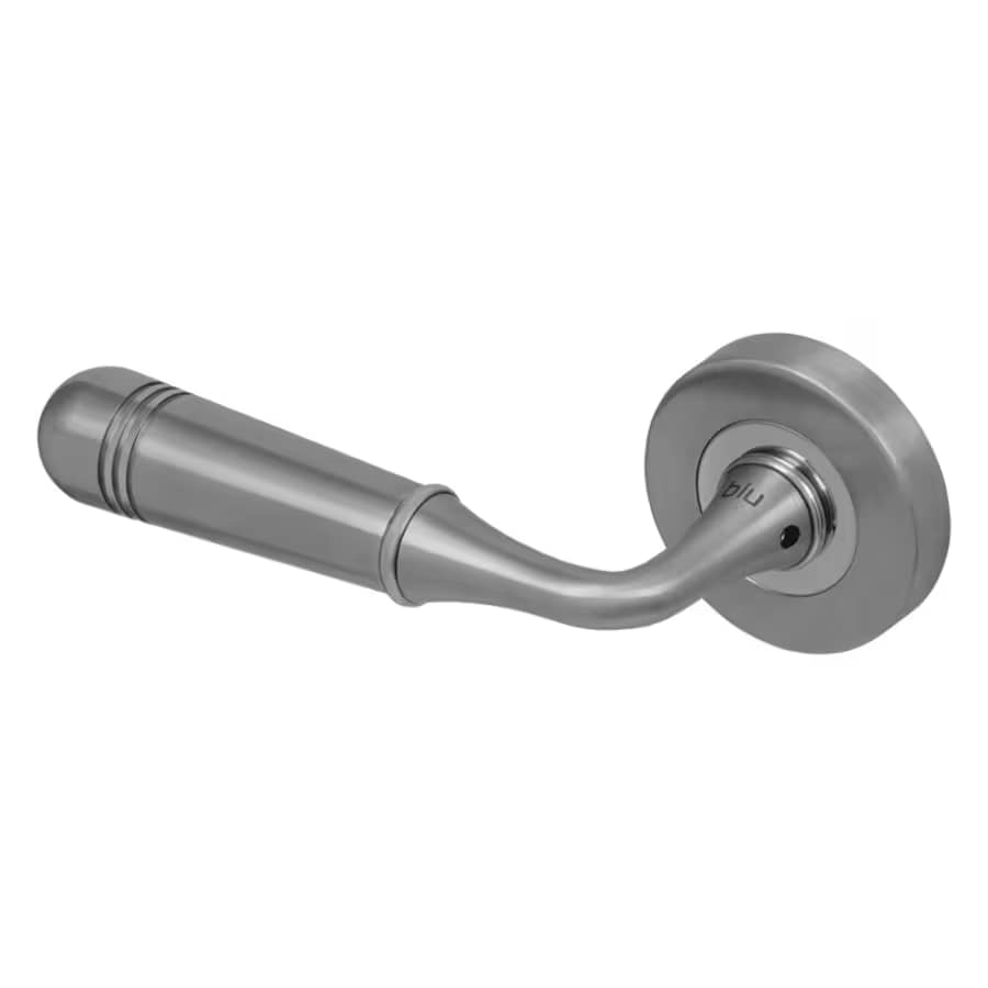 satin stainless steel lever handle