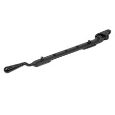 black window casement stay