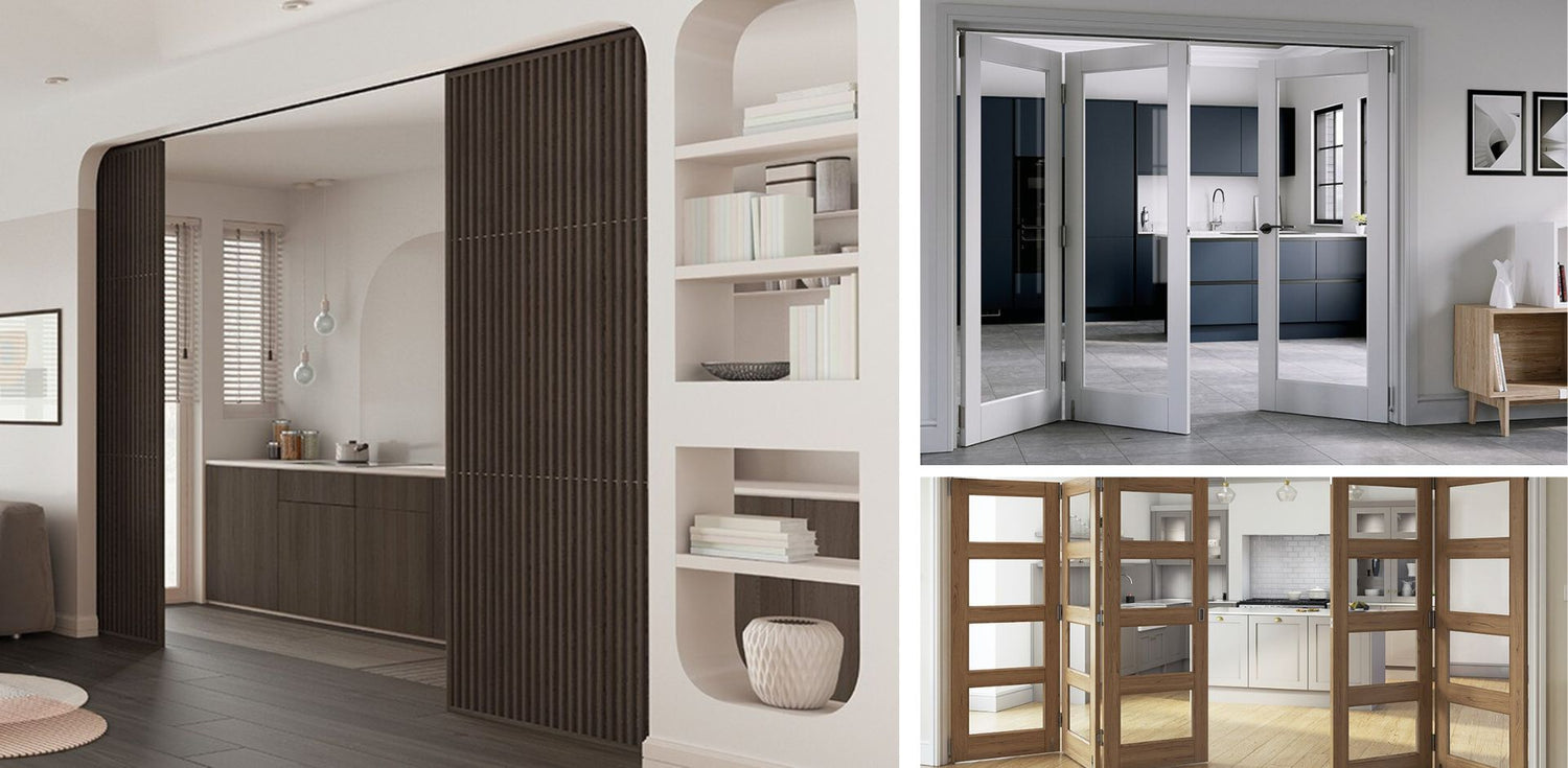 Internal sliding and folding door hardware systems that add the ‘wow factor’