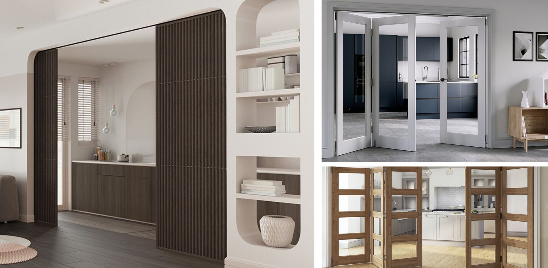 Internal sliding and folding door hardware systems that add the ‘wow factor’