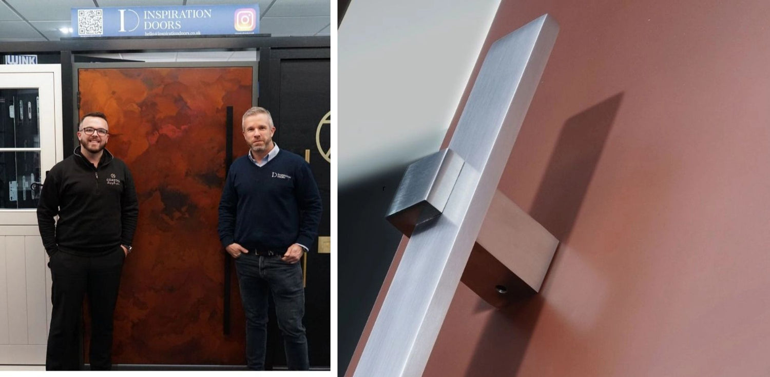 Inspiration Doors Donates Statement Entrance Door to Coastal Group Brand Centre