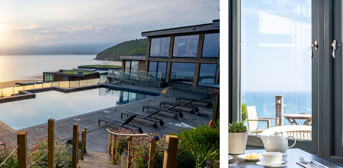 BLU Regent Handles fit perfectly with the luxurious ambience of Carbis Bay Hotel